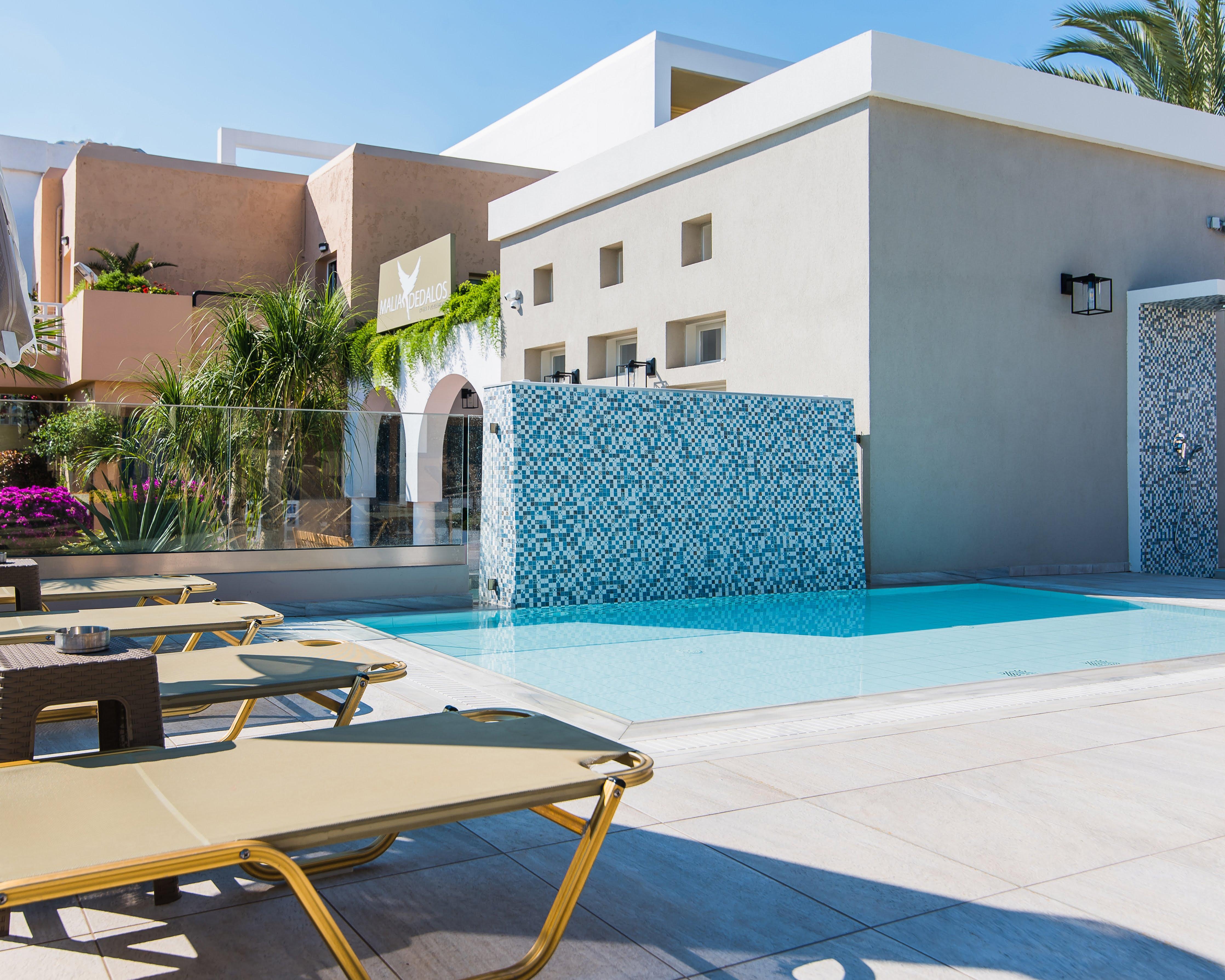 Dedalos Hotel Malia Eksteriør bilde