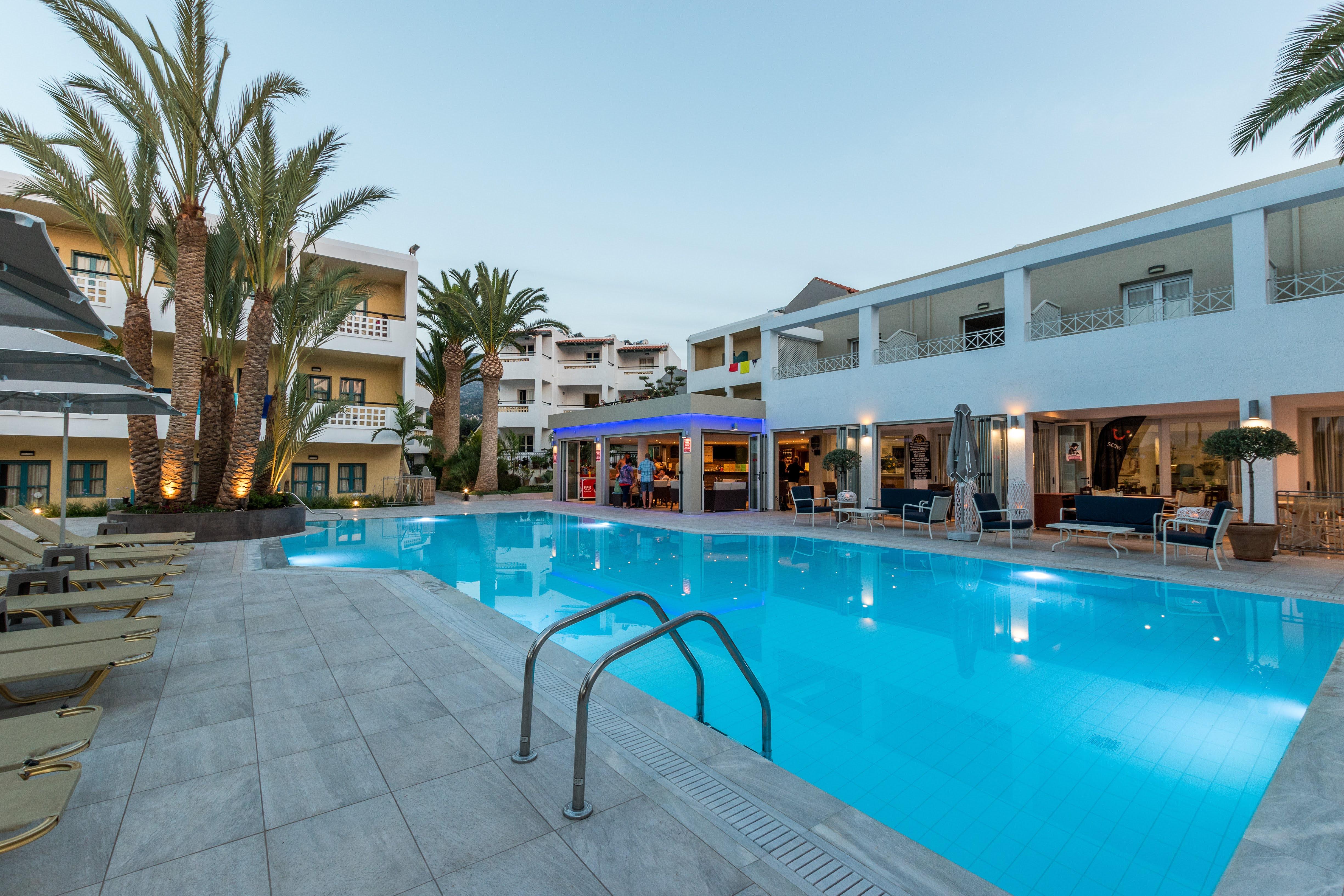 Dedalos Hotel Malia Eksteriør bilde